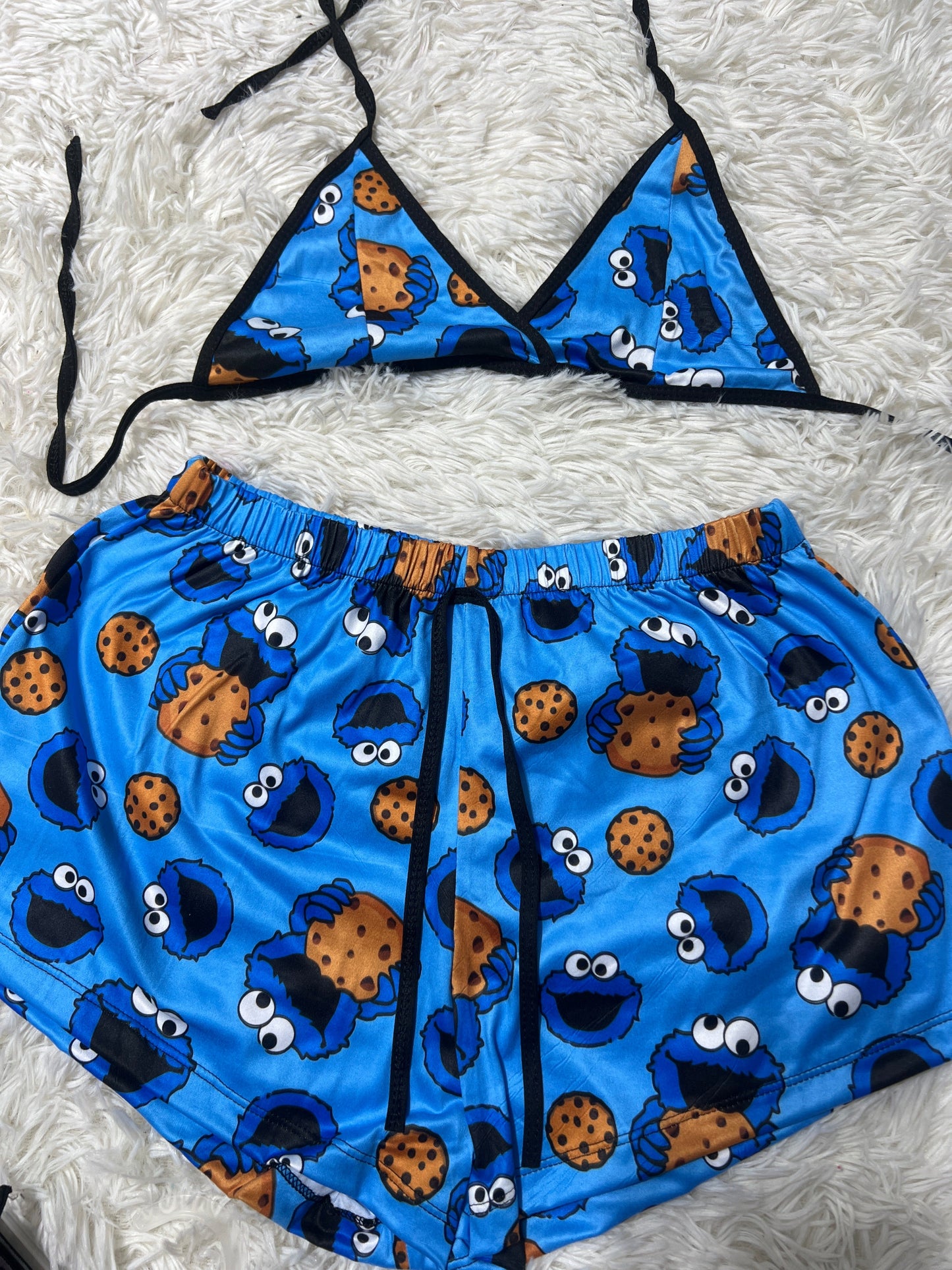 come galletas top con short unitalla de brush