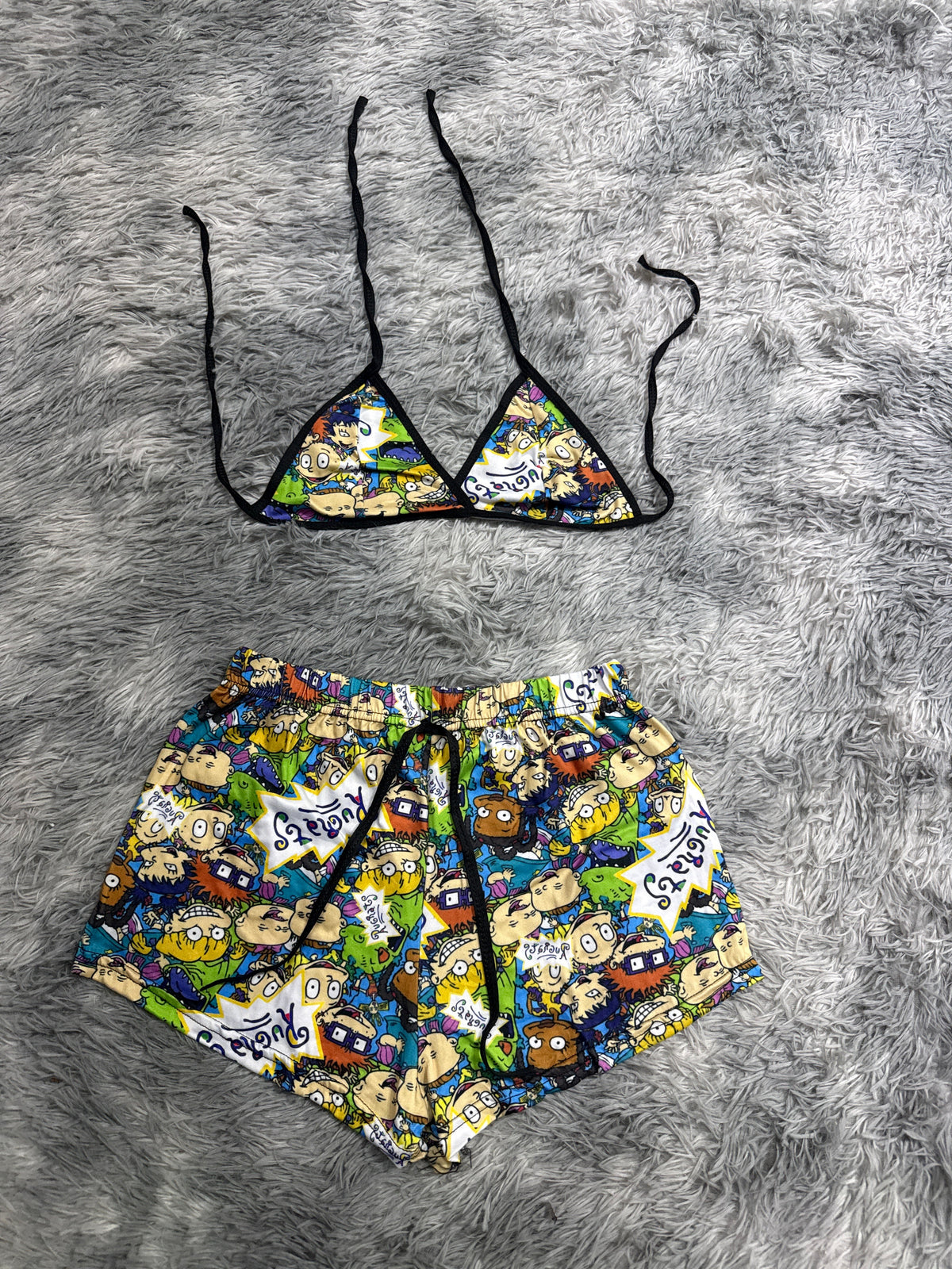Rugrats Top Con Short Unitalla De Brush