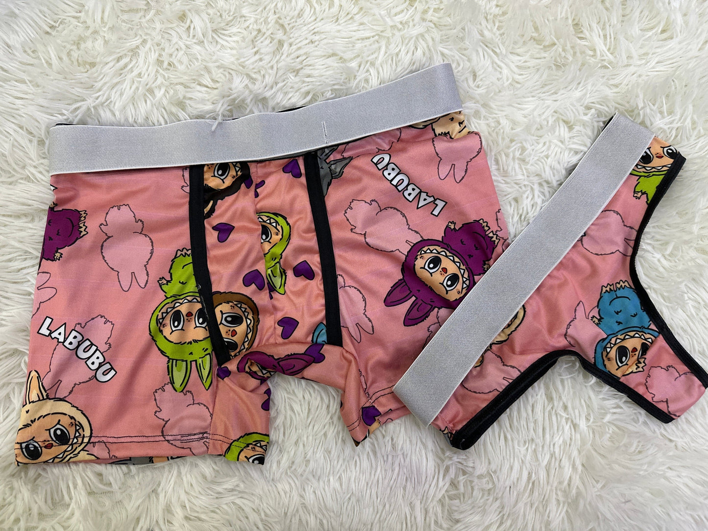 Labubu Rosa duo unitalla con tanga xl