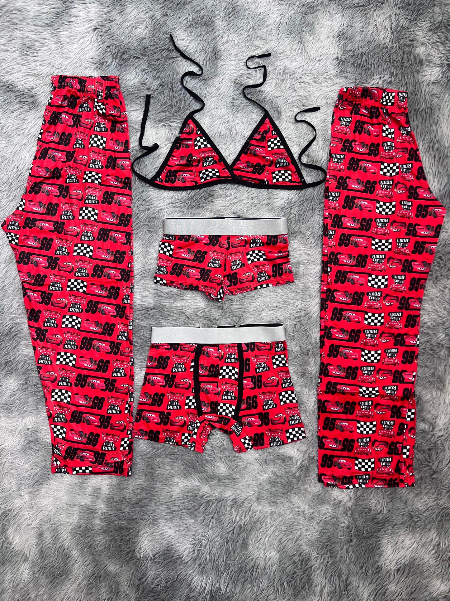 macqueen carrera pijama 5 piezas