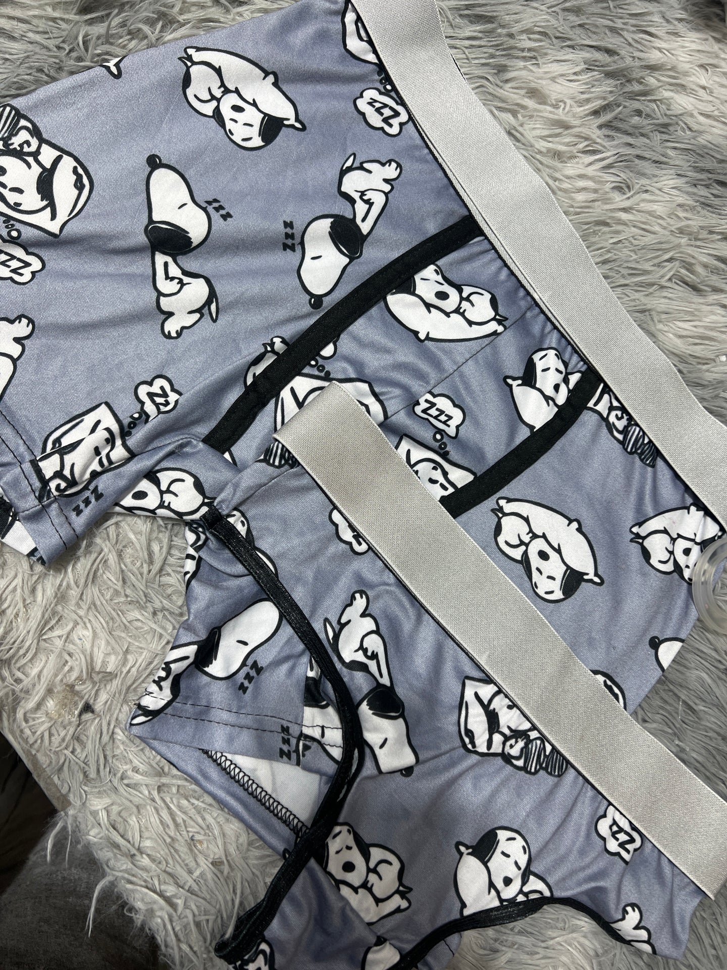 snoopy gris duo unitalla con tanga xl