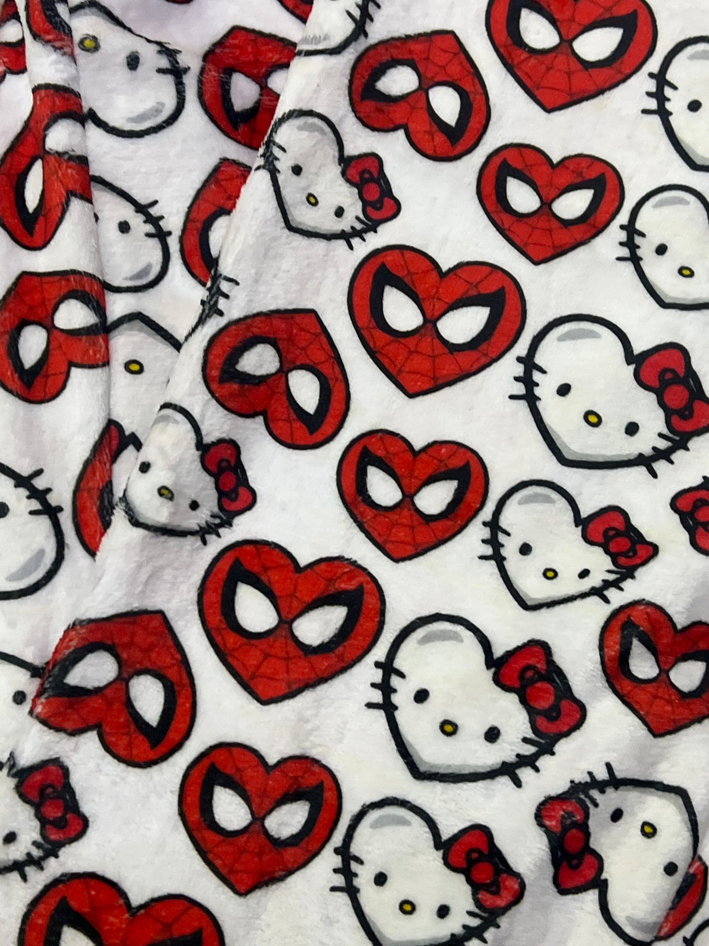 Spiderkitty Blanco Duo de pijama afelpada