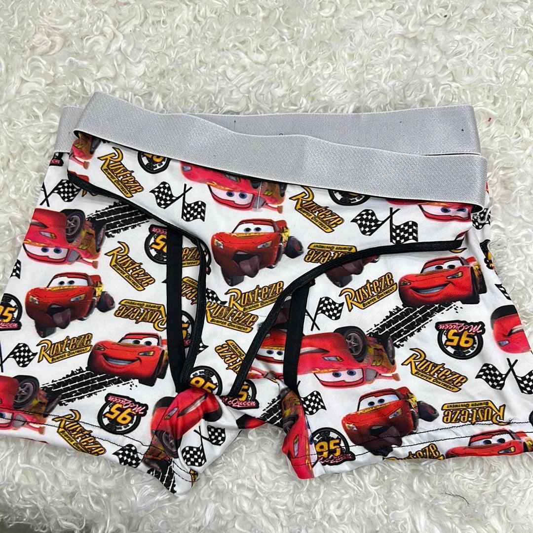 Cars McQueen Blanco Duo Unitalla Con Tanga