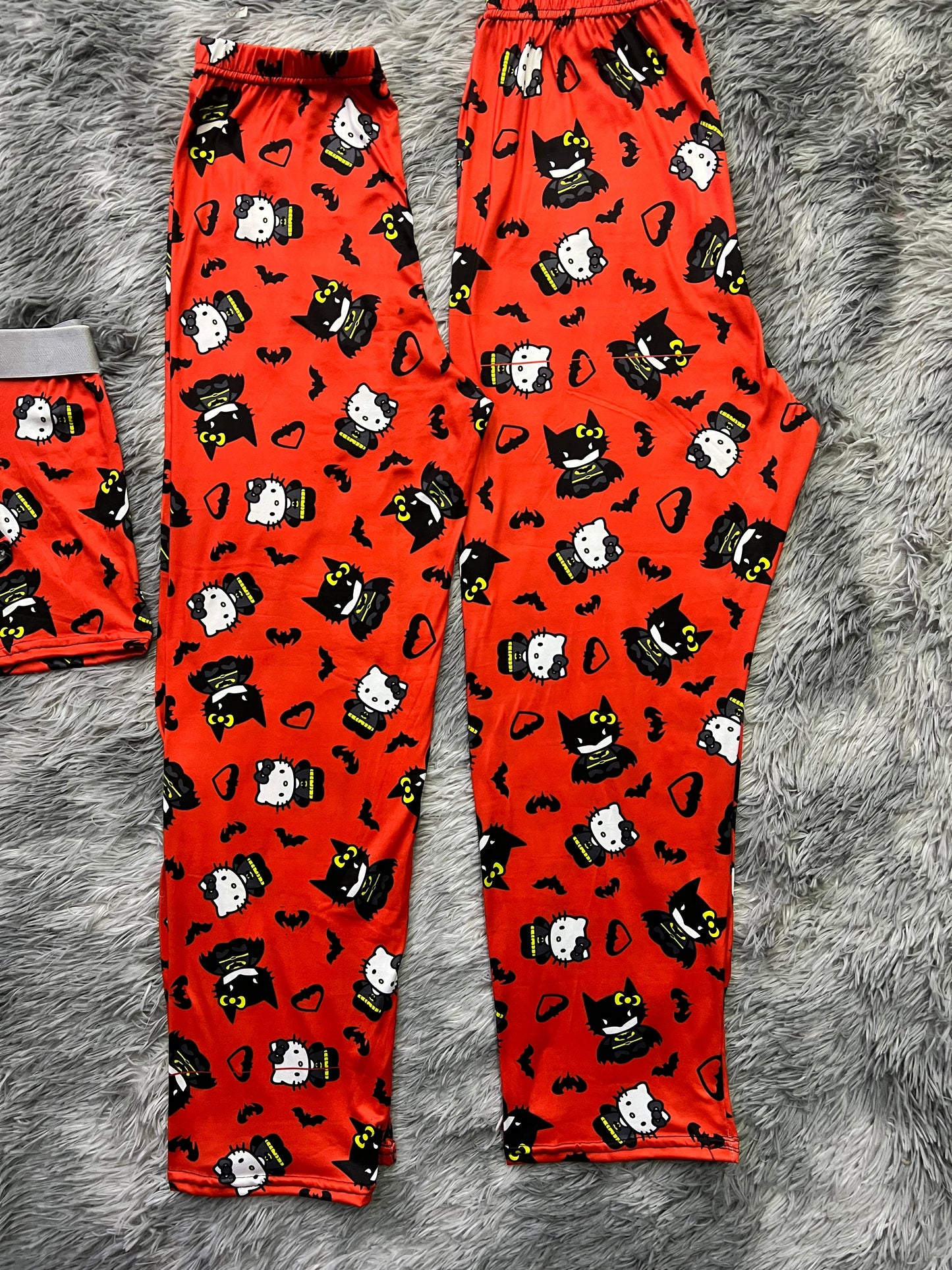Hello Kitty Batman Rojo Duo Unitalla de 5 piezas