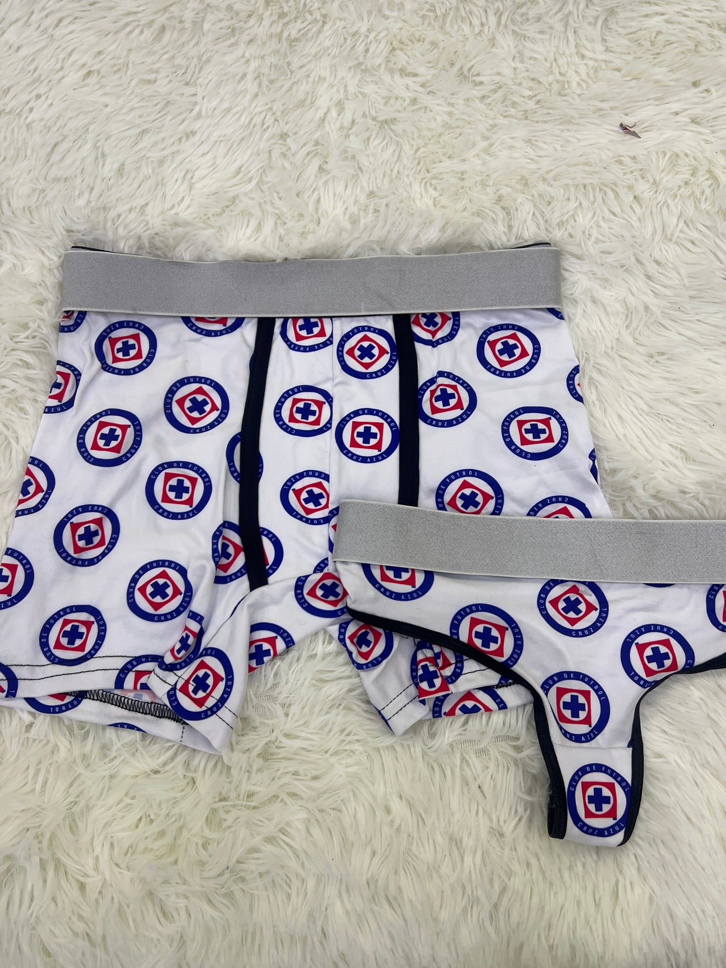 Cruz azul blanco duo tanga