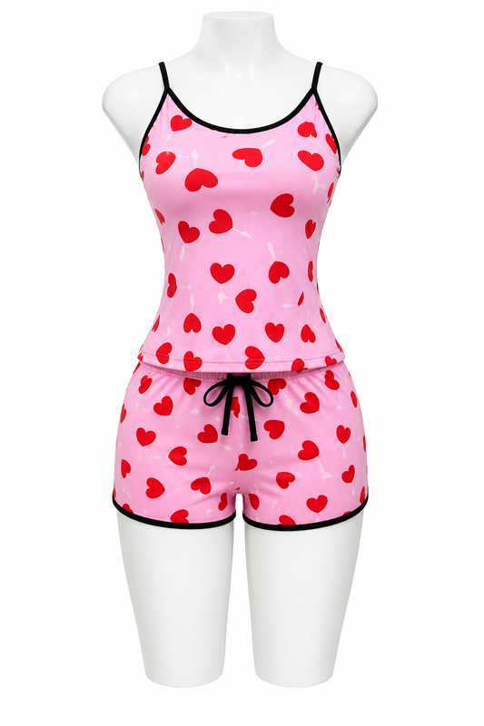 paletas rosa blusa con short