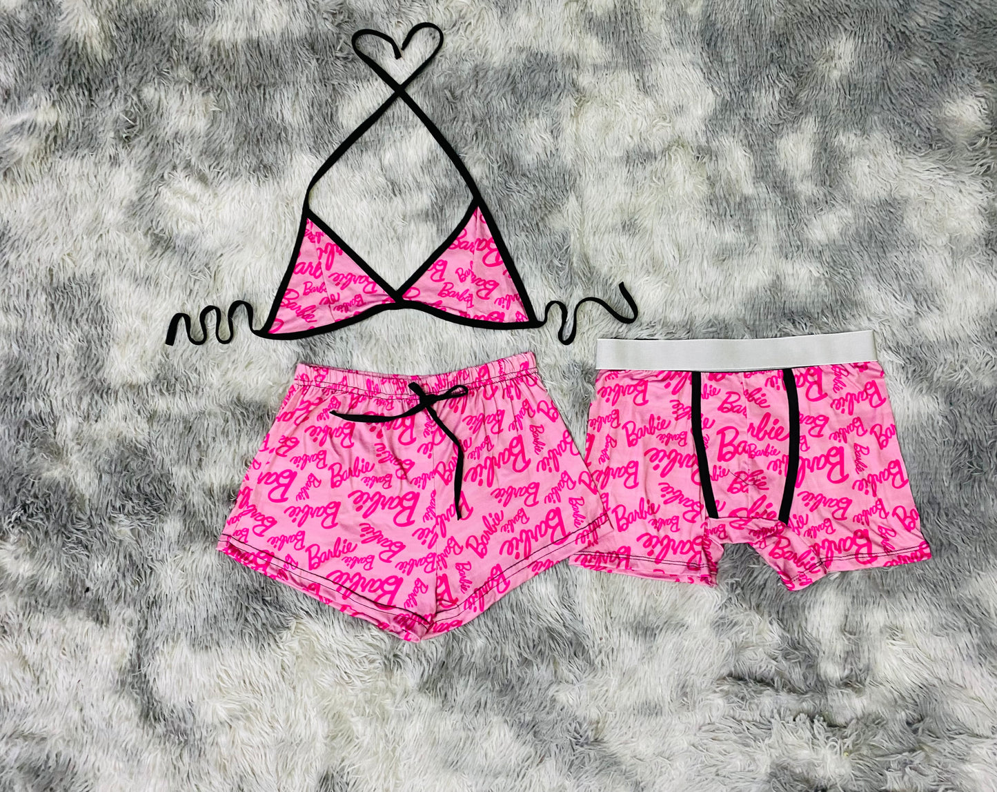 short con top Barbie