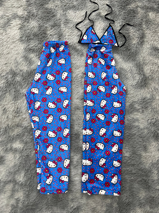 hello kitty puntitos Duo de Pijama Afelpada