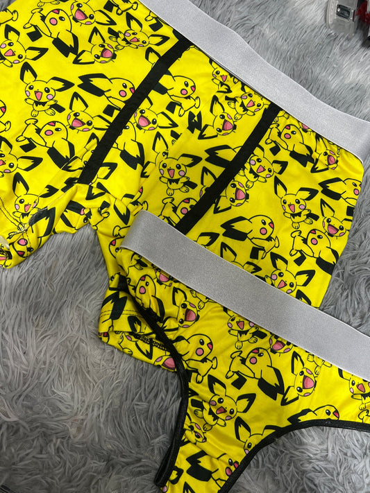 Pikachu boxer con tanga Unitalla