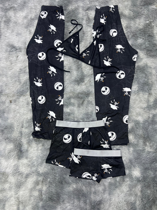 Jack Zero Azul Duo de pijama de 5 piezas.