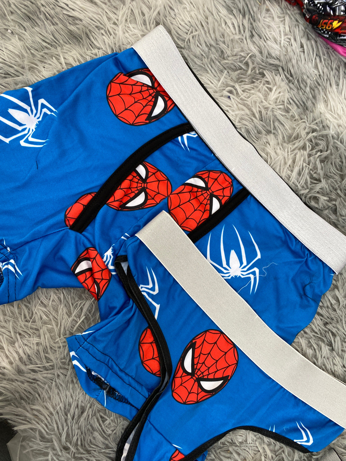 Spiderman azul Duo Unitalla Con Tanga