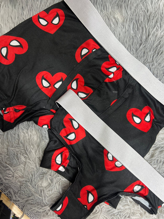 spiderman corazones boxer con tanga unitalla