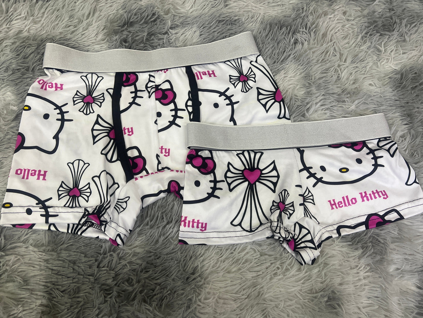 Hello Kitty Cruz Sin Color Duo Unitalla Con boxer.