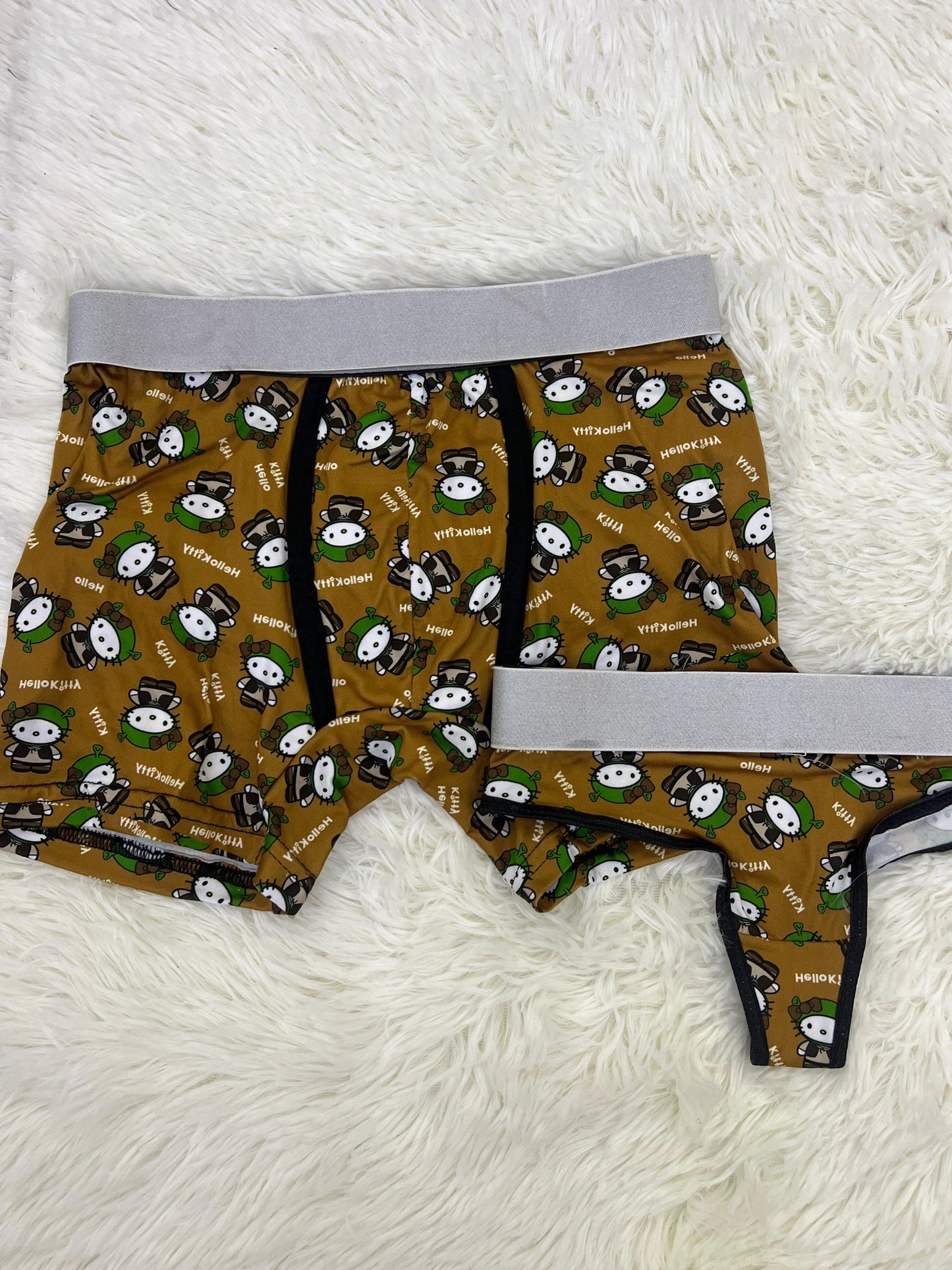 Hello kitty x sherk couples matching underwear - Fundies