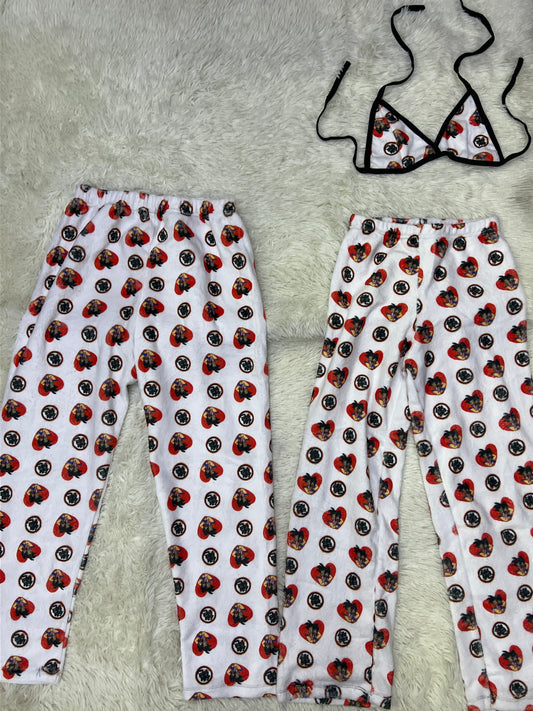 Dragon Ball Love Sin Color Duo de pijama afelpada.