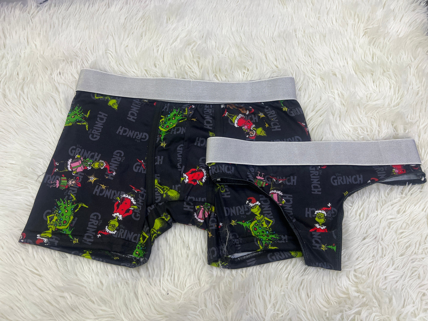 Grinch Black duo unitalla con tanga