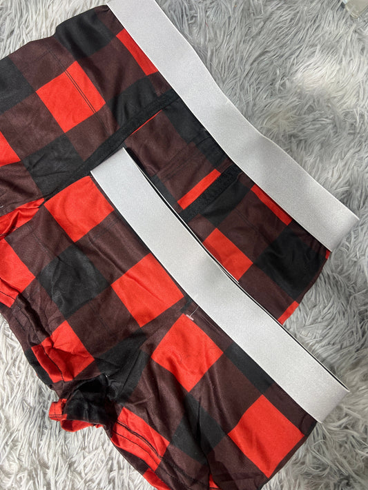 Cuadros Rojos Duo Con Boxer