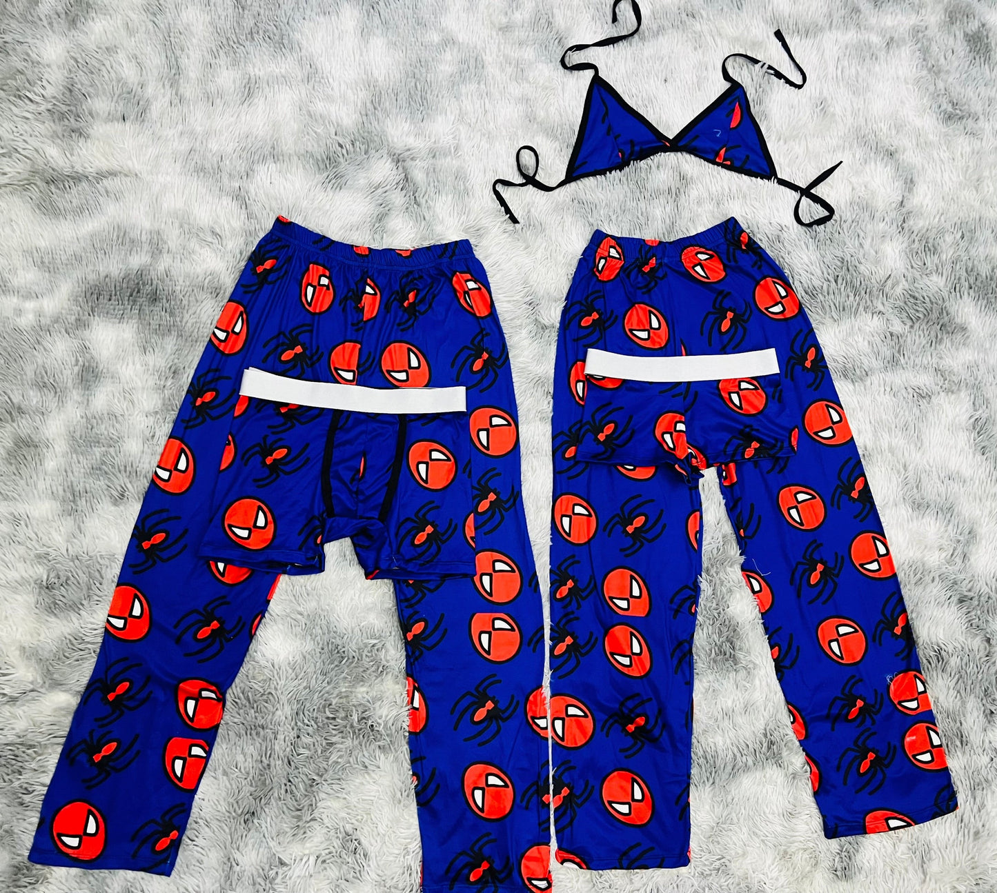 Spider-Man Blue 5 piece pajama set Spider-Verse Print 🕷️🍿