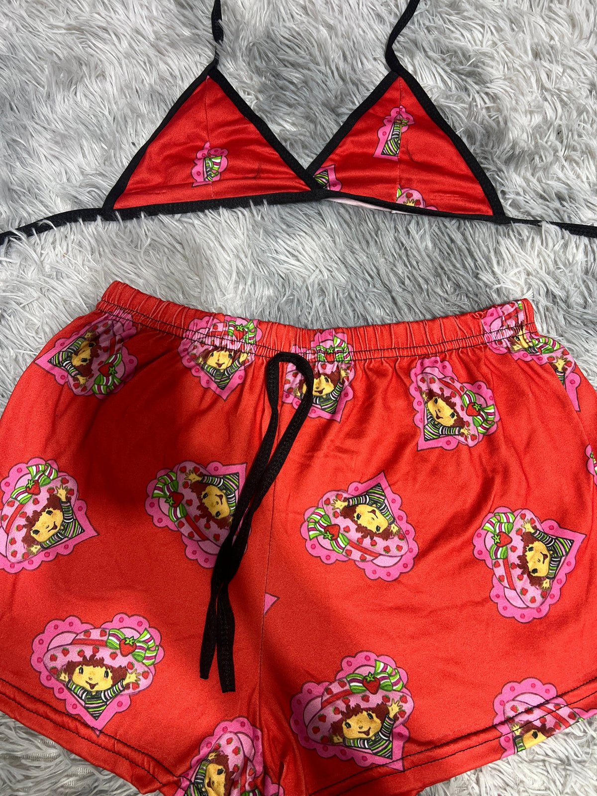 Rosita Fresita Corazón Top Con Short Unitalla De Brush