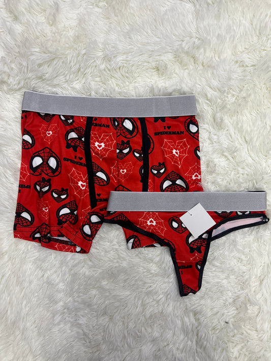 Spiderman corazon rojo duo tanga