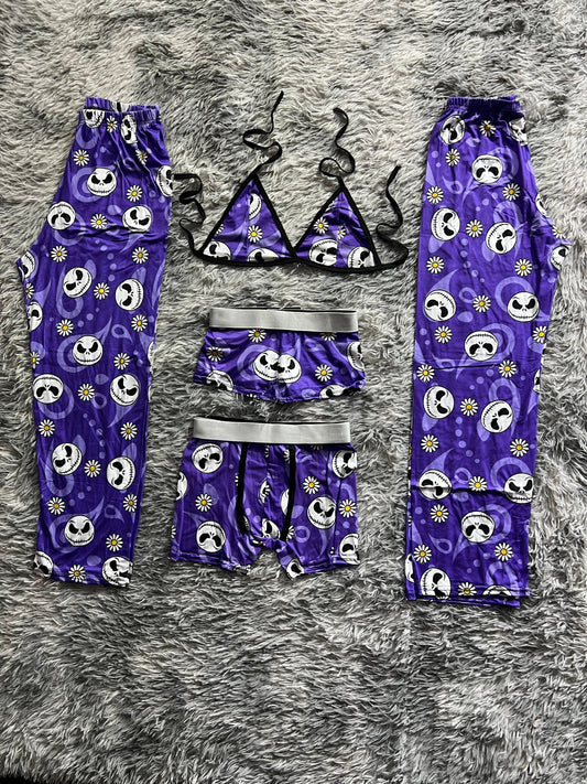 Jack Morado Pijama De 5 Piezas