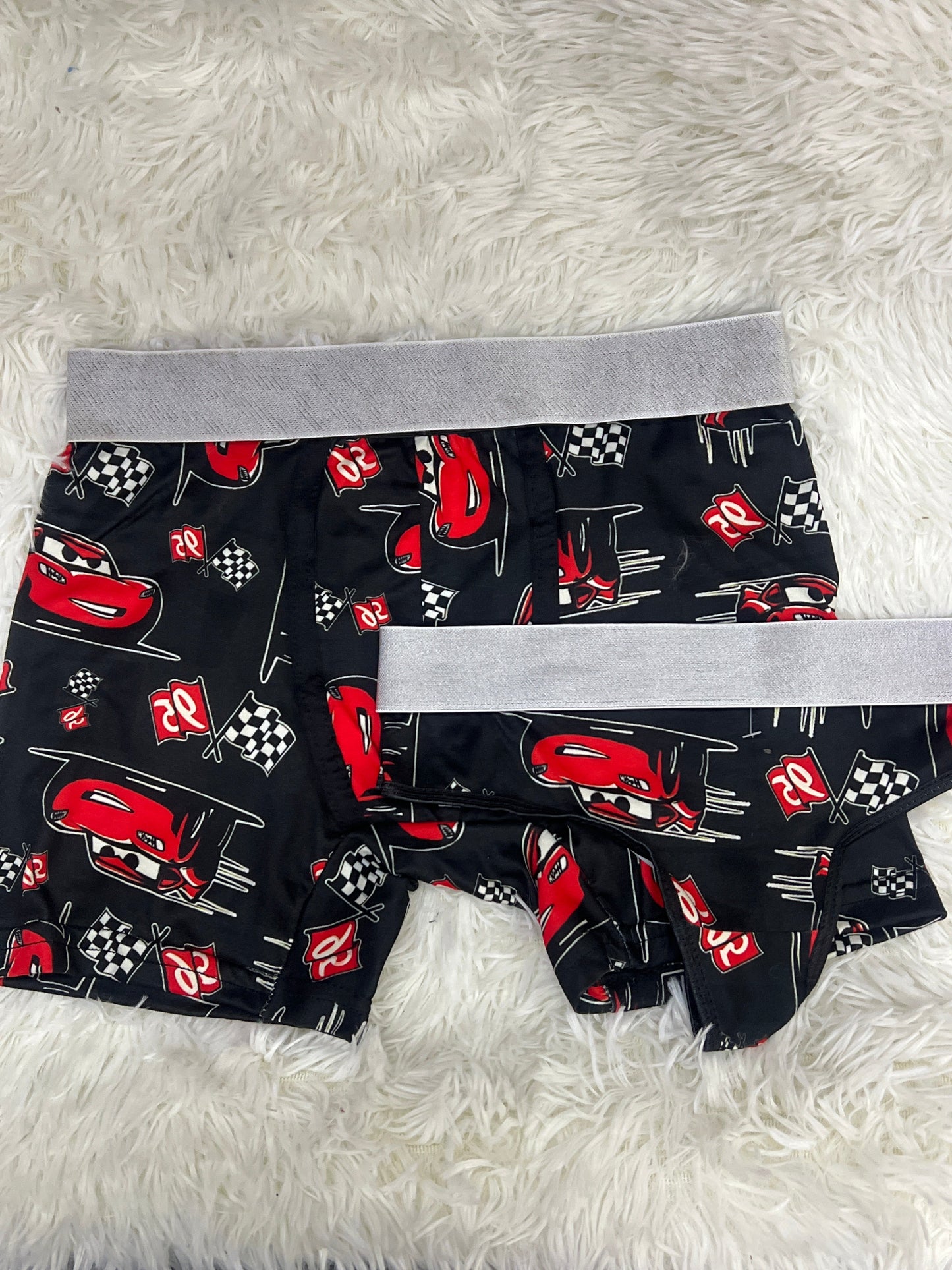 Autos Print Negro duo unitalla con tanga