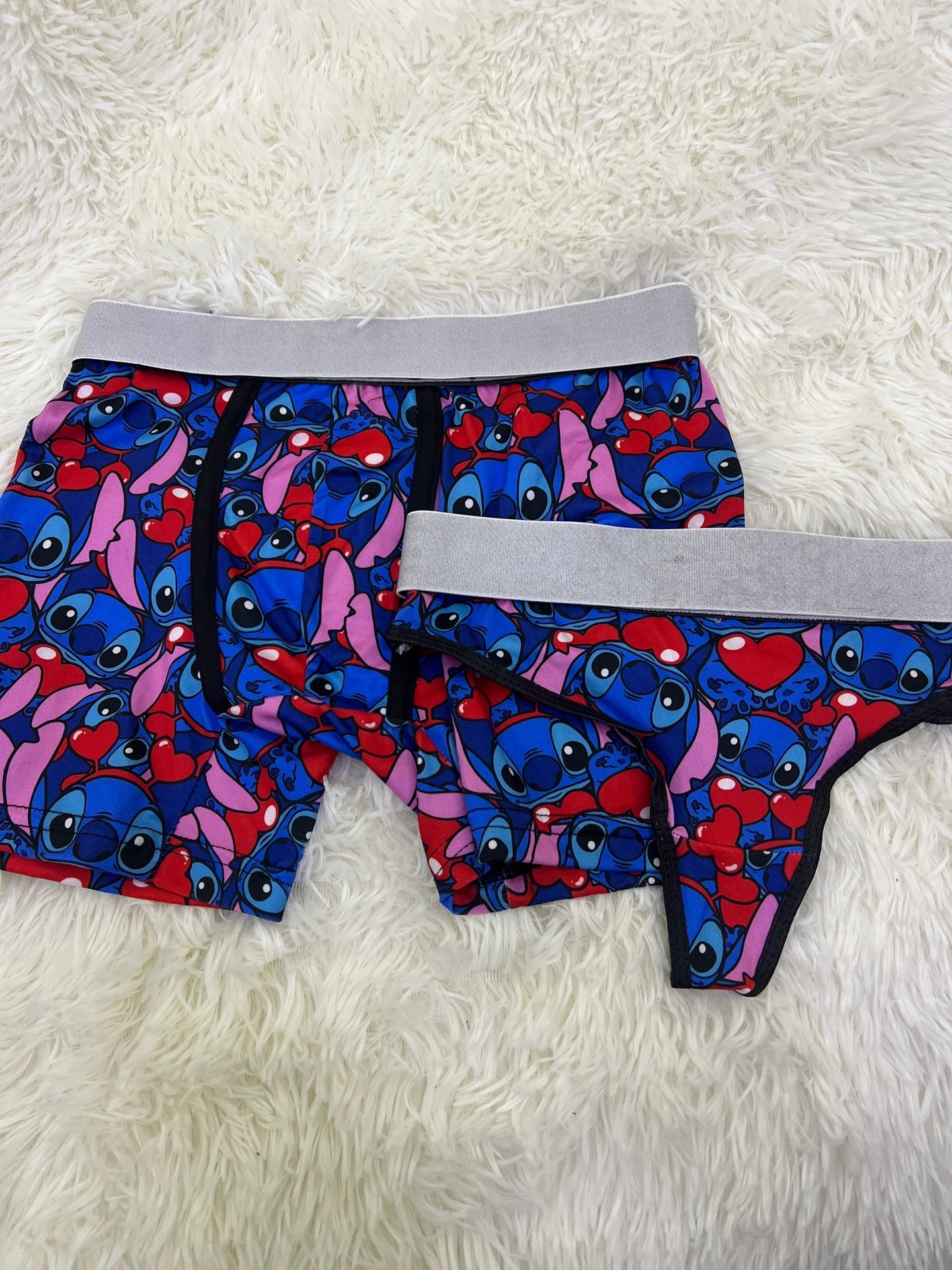 Stitch Corazon duo unitalla con tanga xl