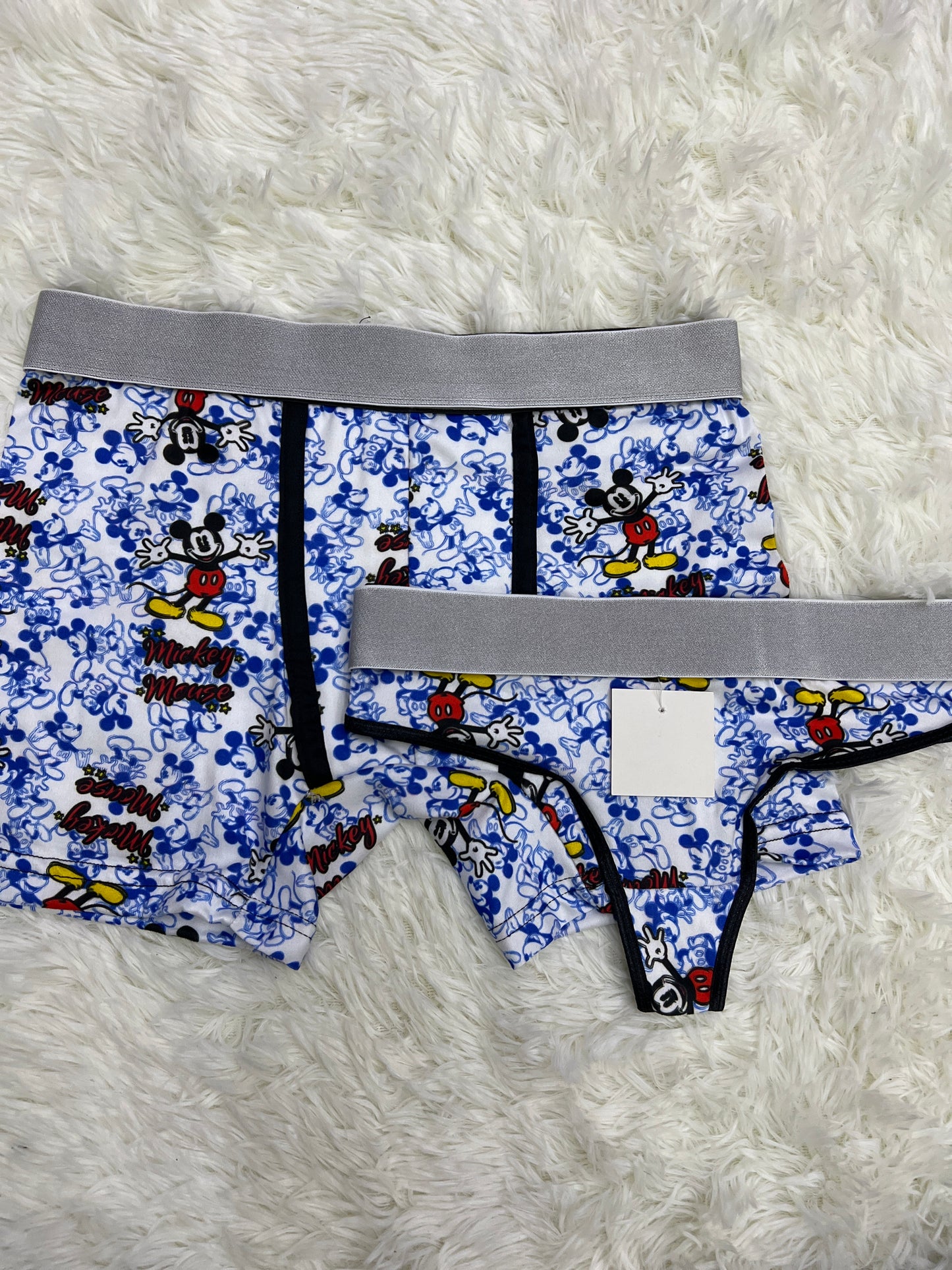 Mickey mouse azul duo tanga