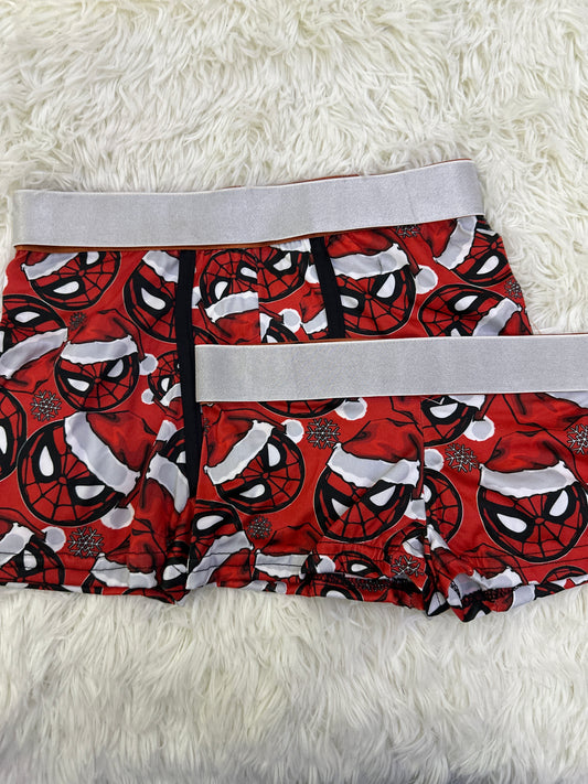 Spiderman circulo navideño duo boxer