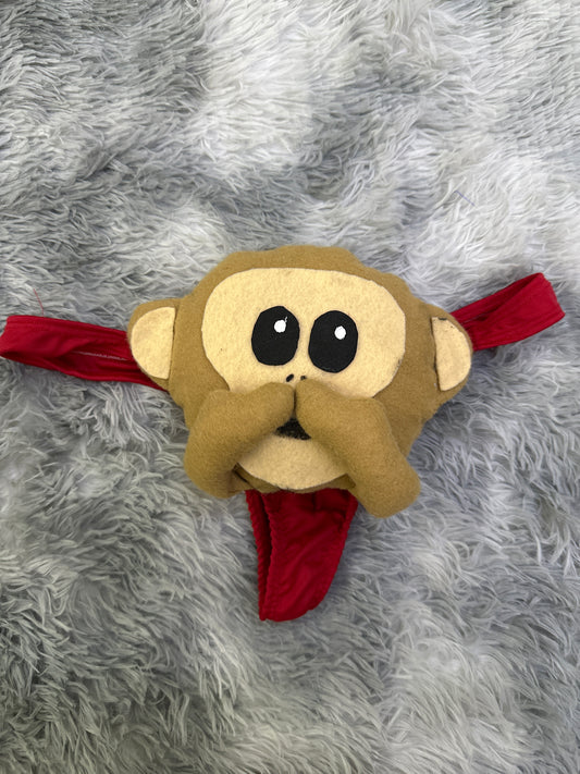 Monito con boca tapada Tanga de Broma