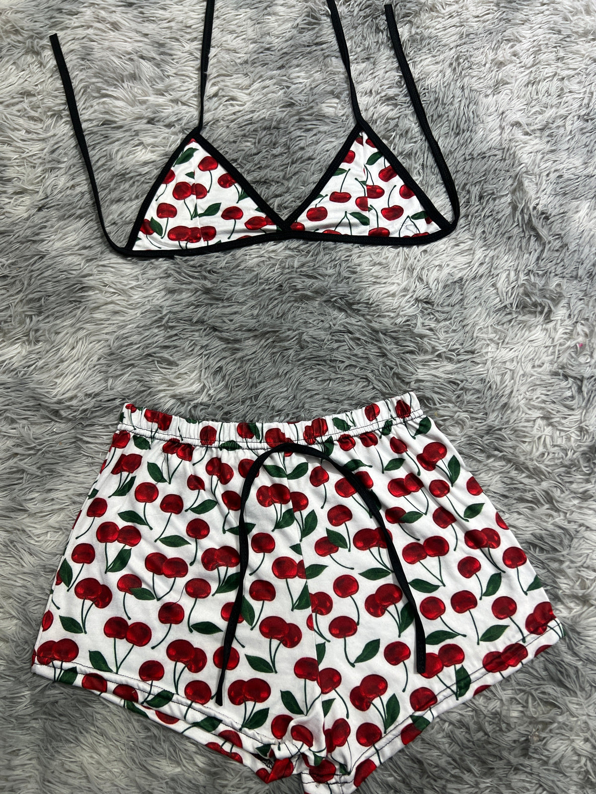 Cereza Top Con Short Unitalla De Brush