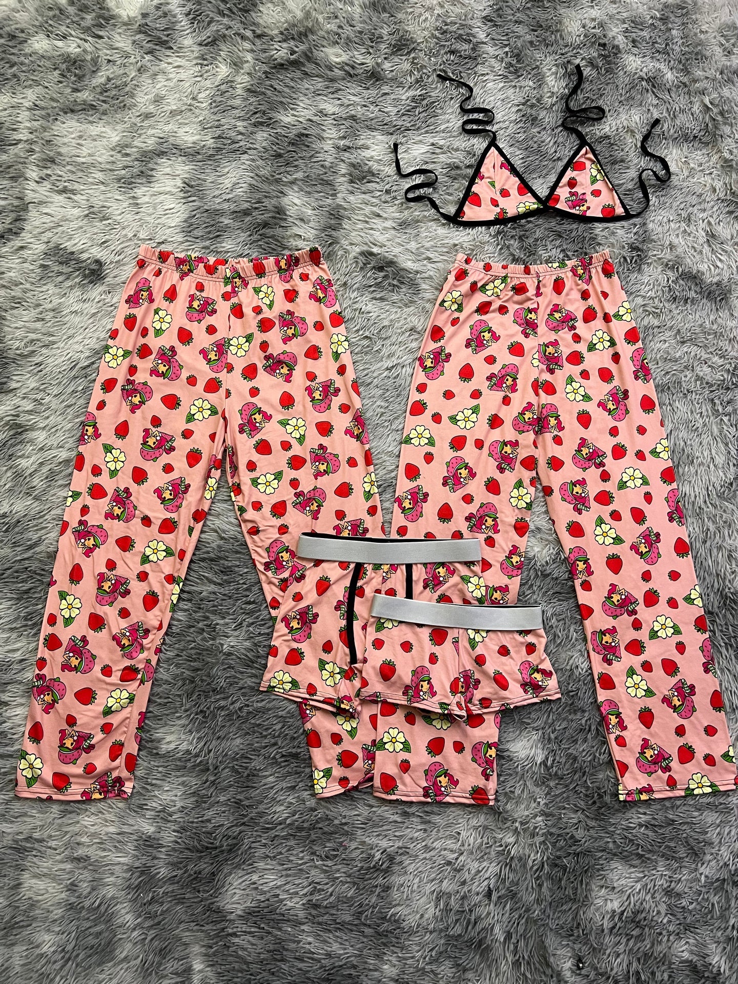 rosita fresita pijama 5 piezas