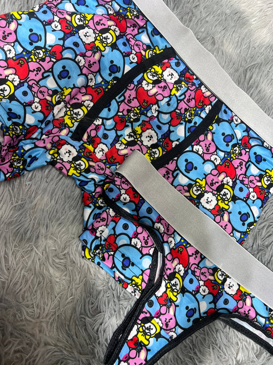 BTS boxer con tanga Unitalla