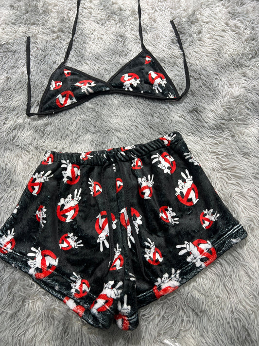 Casa fantasmas Top con short unitalla de afelpad
