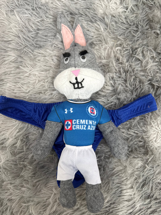 Tanga de broma conejo de Cruz azul
