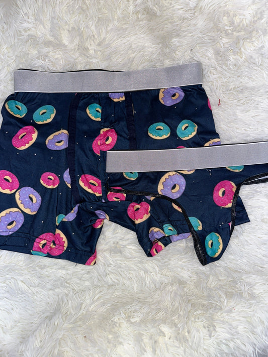 Donuts Print Multicolor Duo XL