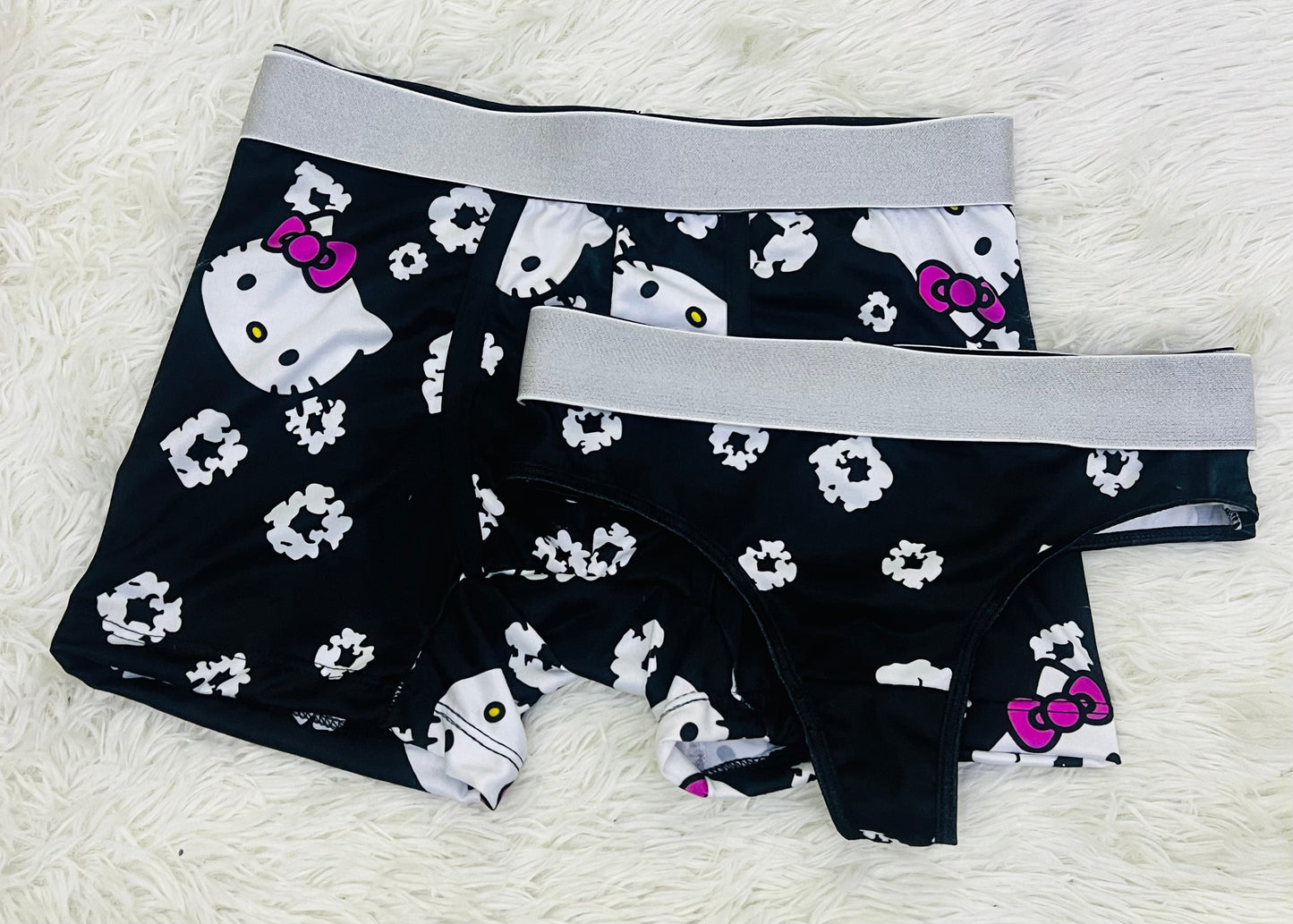 Hello Kitty Black duo unitalla con tanga