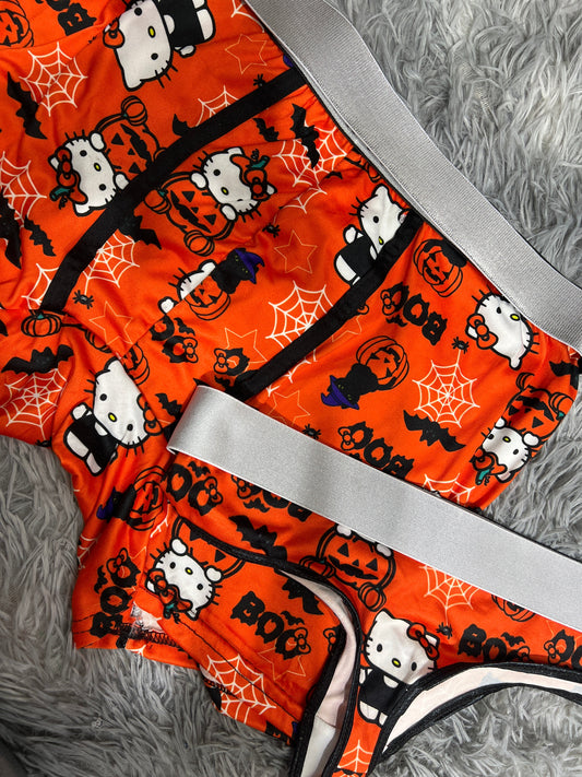 Hello Kitty Halloween Dúo Con Tanga Xl