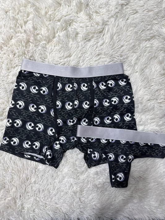 Jack Fondo Negro Duo De Boxer Con Tanga