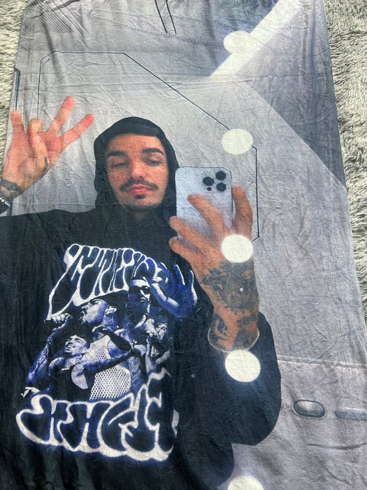 Frazada Reels B sudadera negra