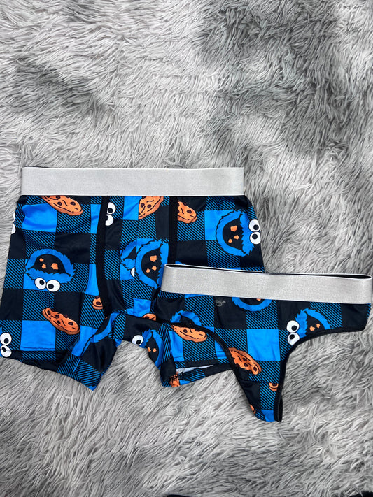 Come Galletas Cuadros Azules Duo Con Tanga