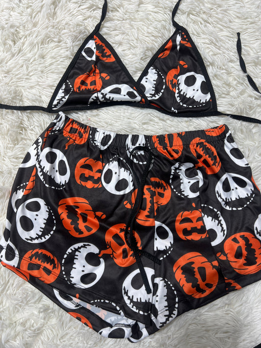 Jack Halloween Top Con Short Unitalla De Brush