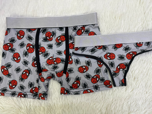 Spider-Man Gris duo unitalla con tanga