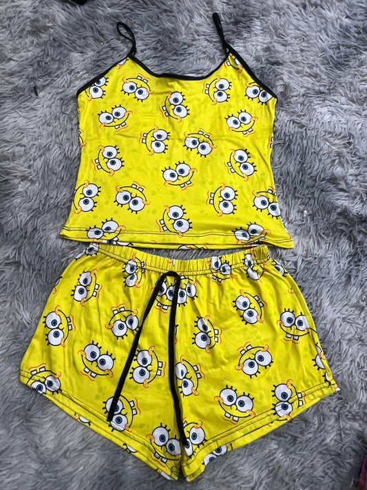Bob esponja blusa con short