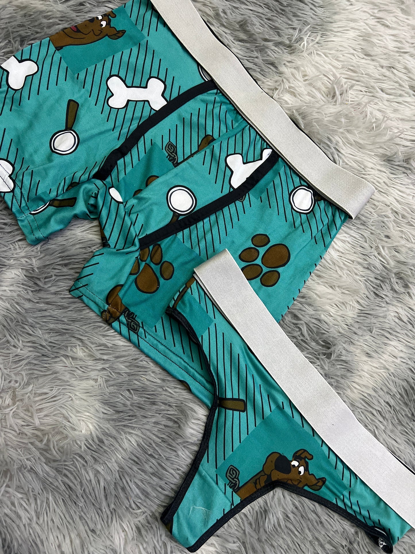 Scooby Doo Print Multicolor duo unitalla con tanga