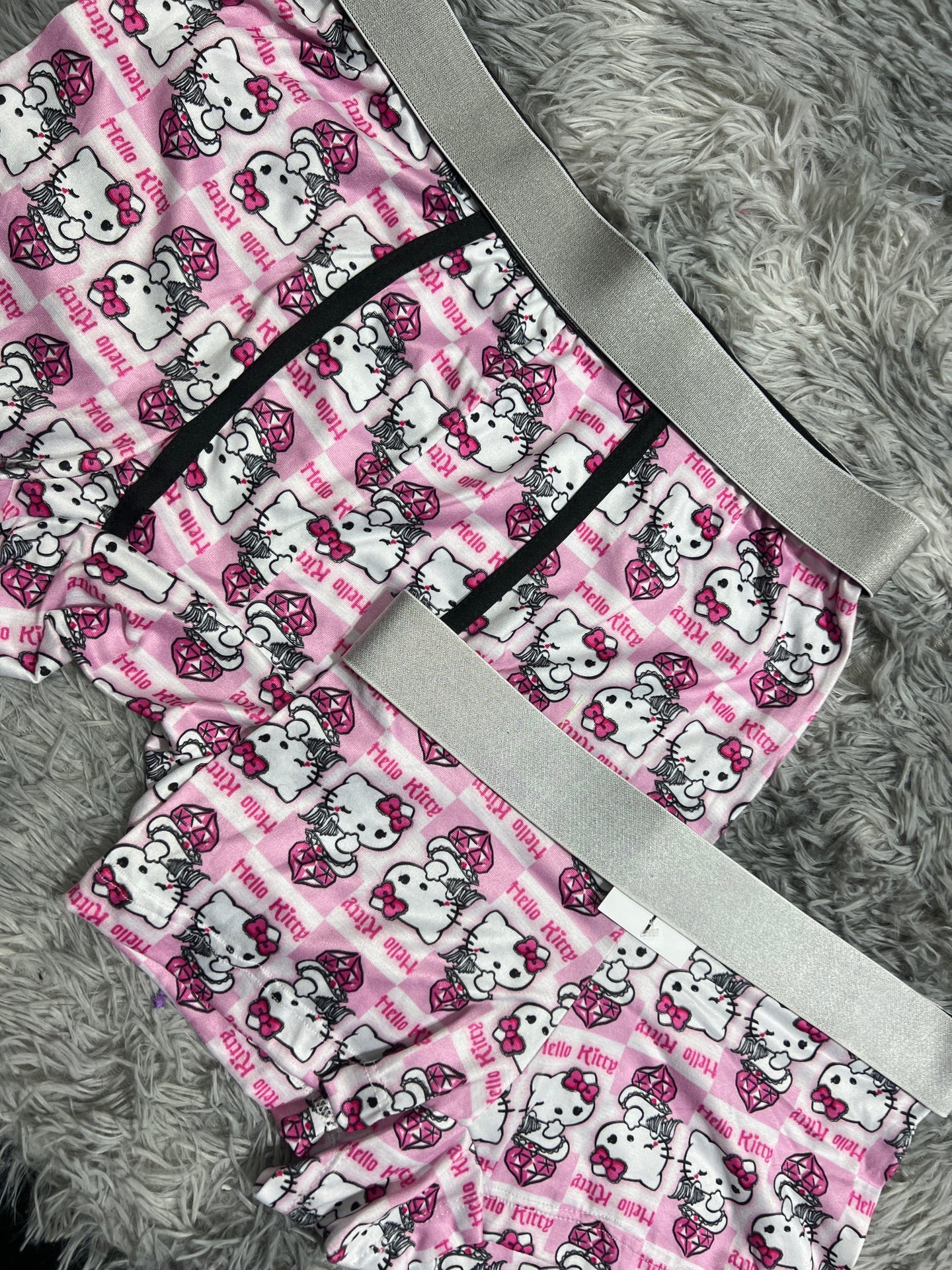 hello kitty diamante duo de boxer XL