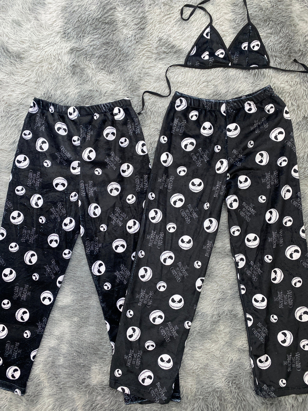 Jack caras letras Pijama Afelpada