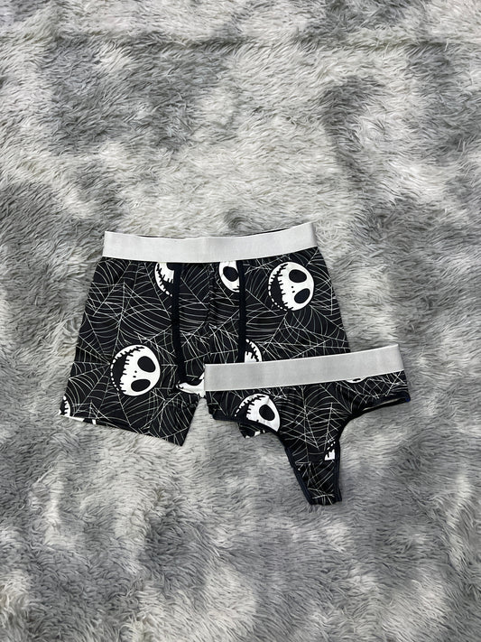 Jack Cobwebs Negro duo unitalla con tanga