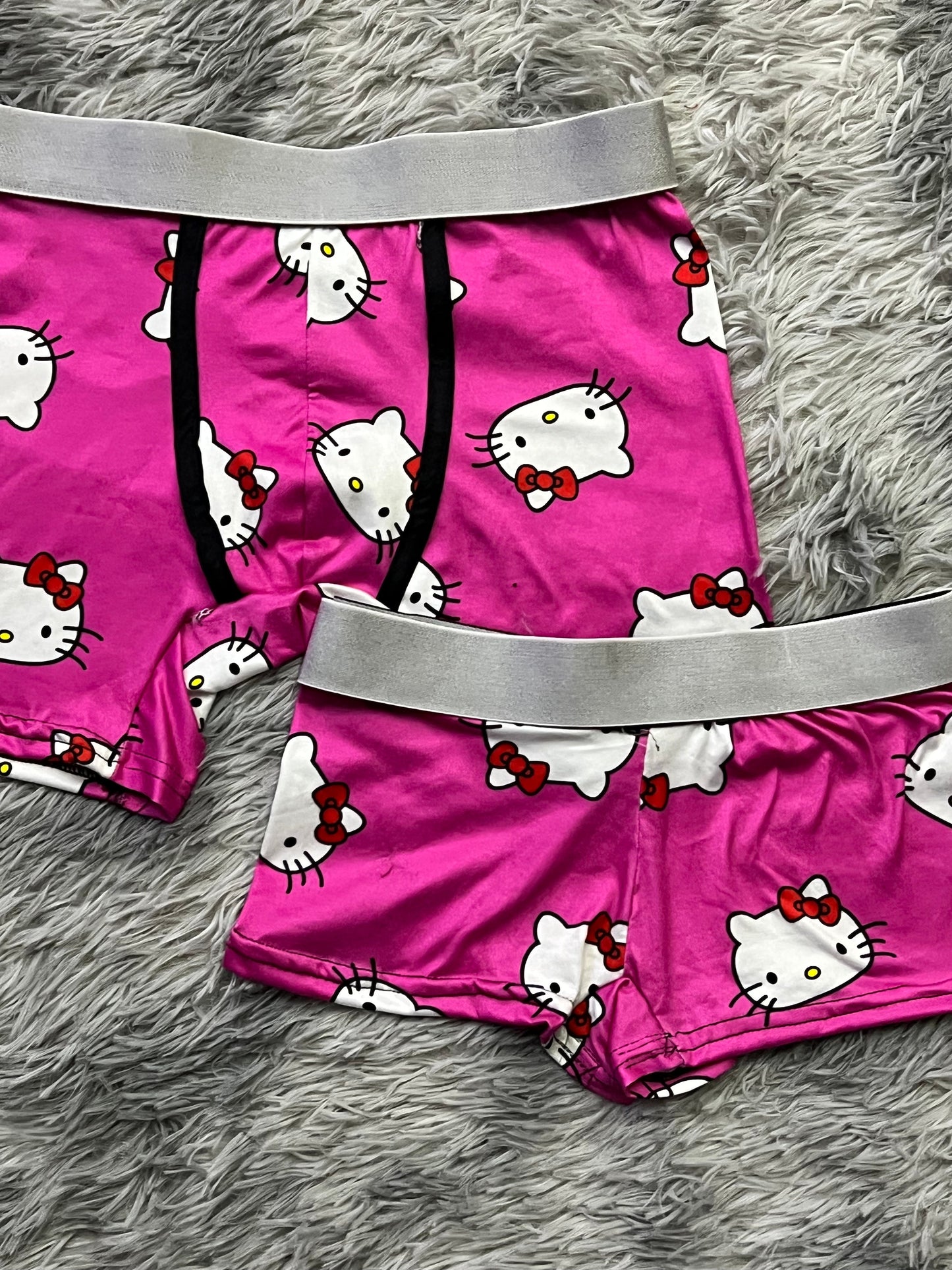 Rostros De Gato Rosa Duo Unitalla Con boxer