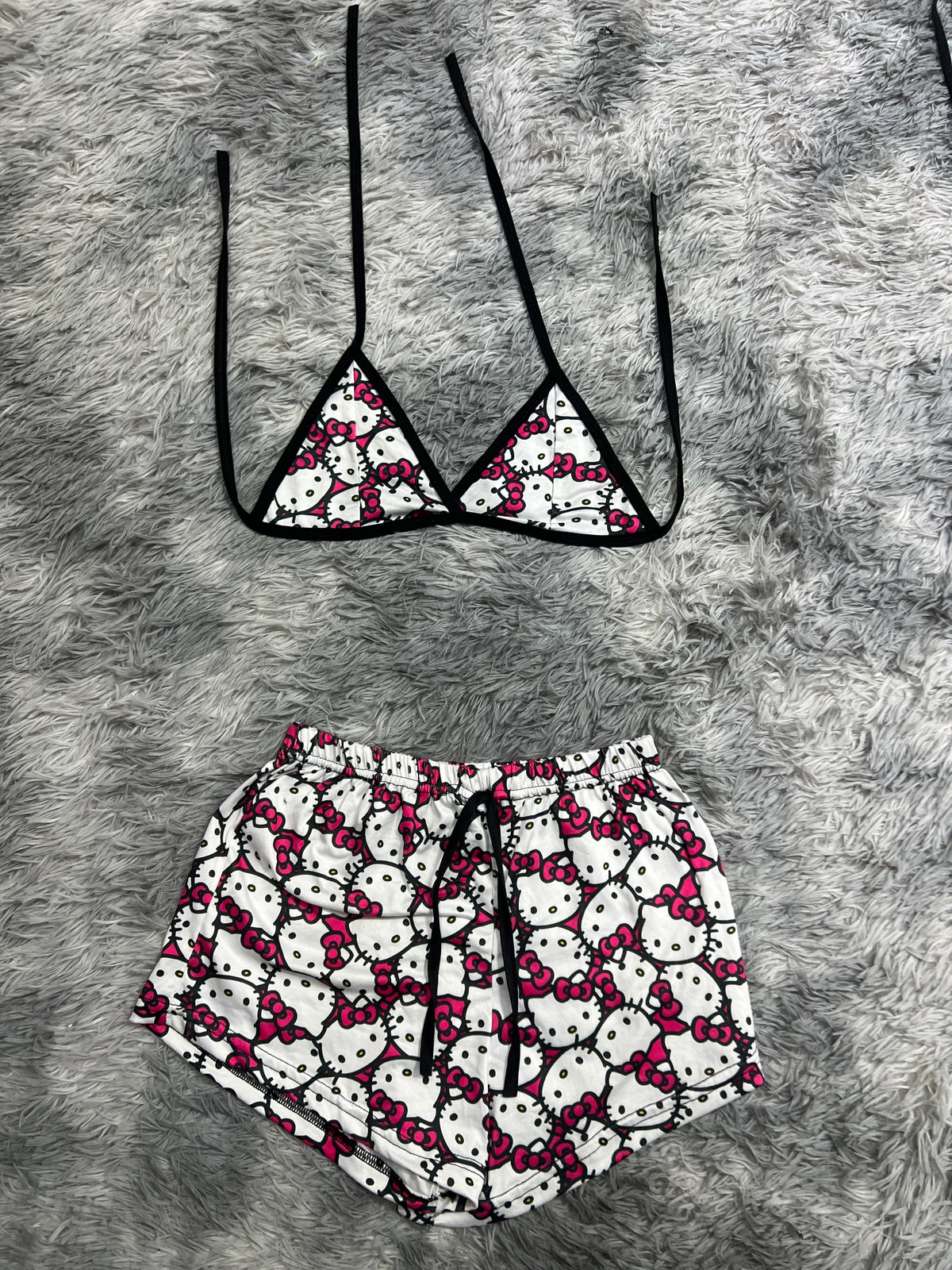 Hello Kitty Cara Top Con Short Unitalla De Brush